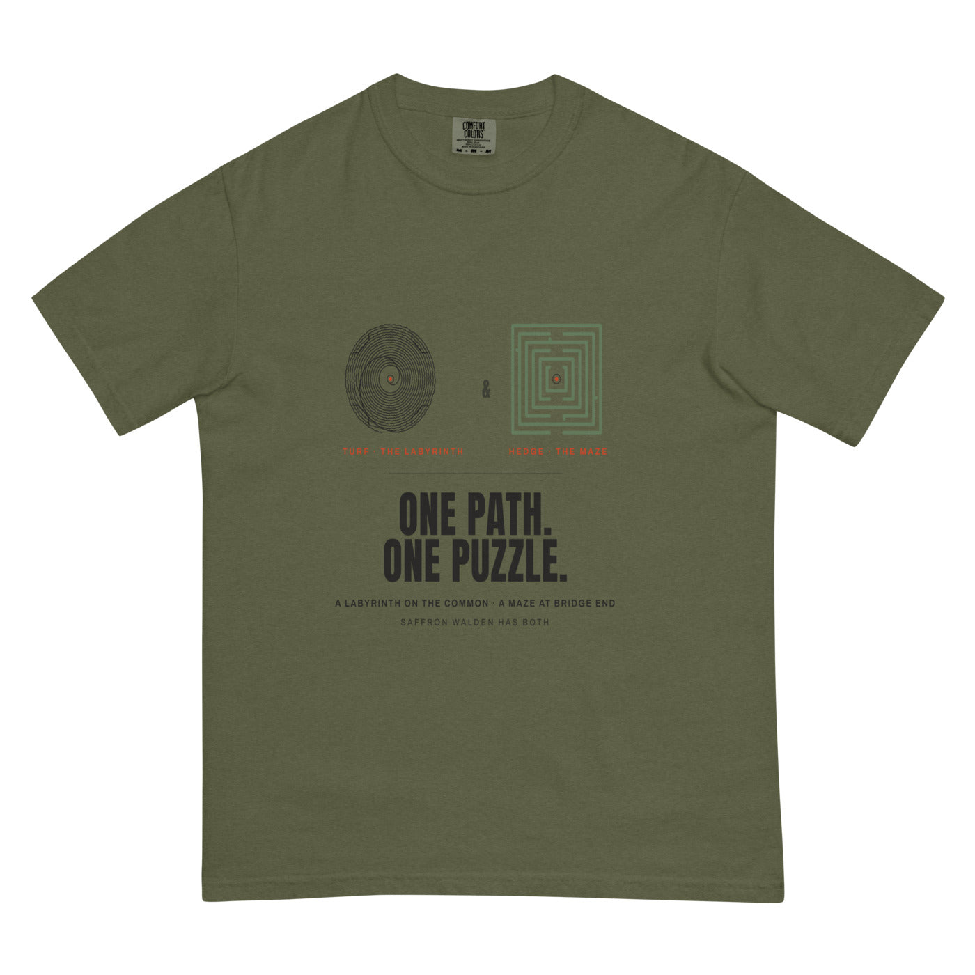WALLED IN 'TWO MAZES' Tee