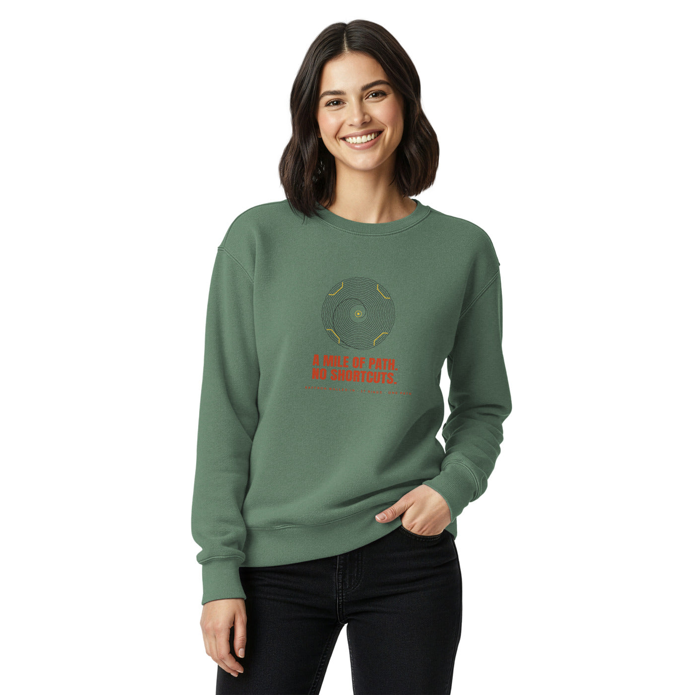 WALLED IN 'NO SHORTCUTS' Sweatshirt