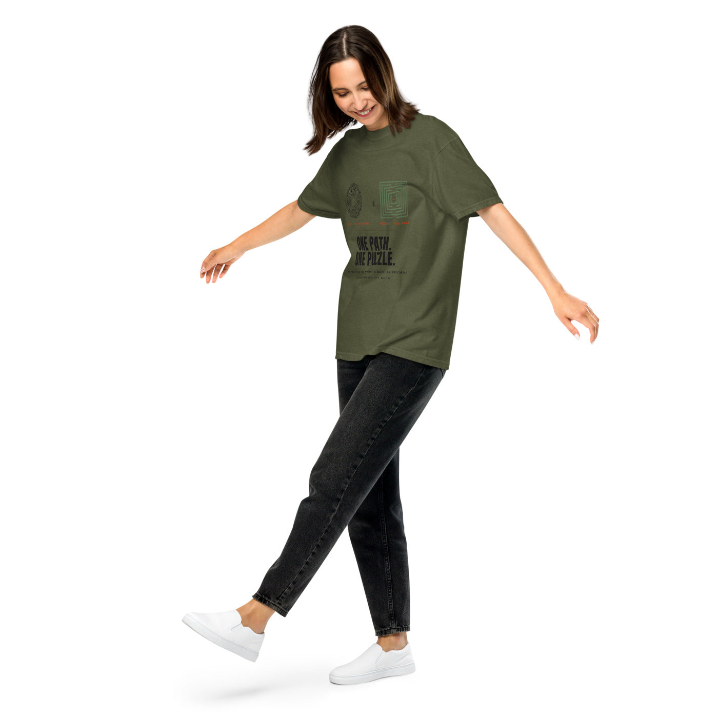 WALLED IN 'TWO MAZES' Tee
