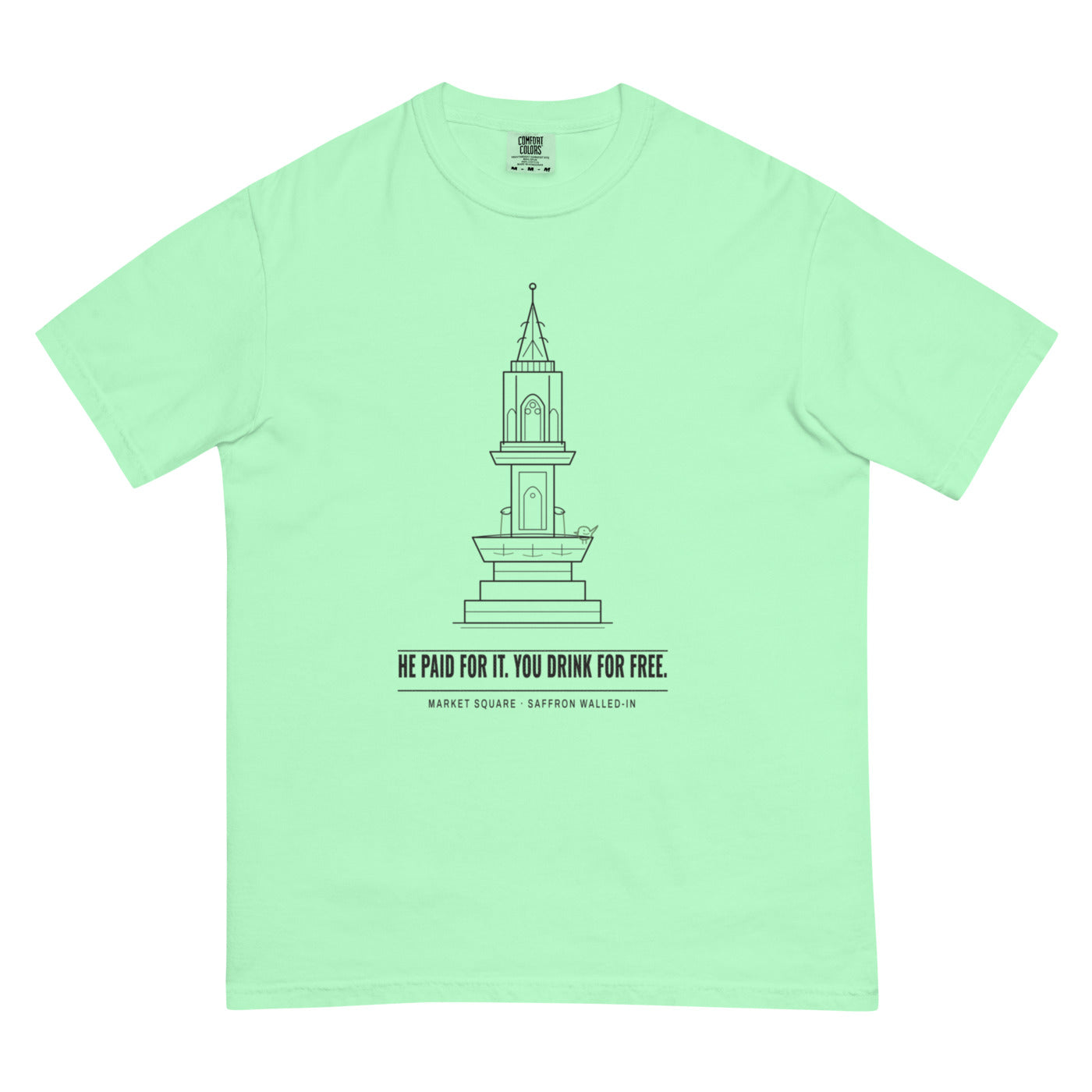 WALLED IN 'FREE WATER' Tee