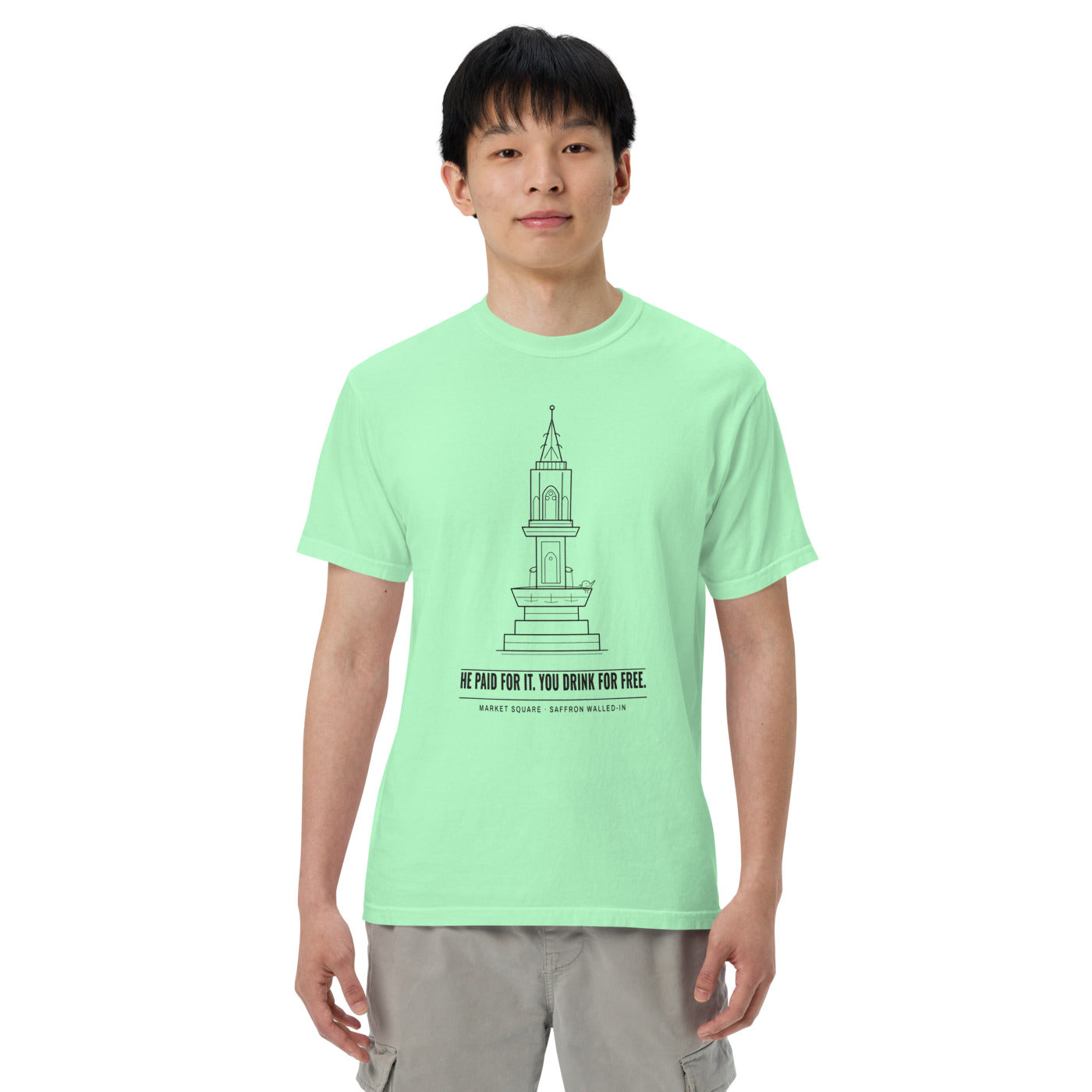 WALLED IN 'FREE WATER' Tee