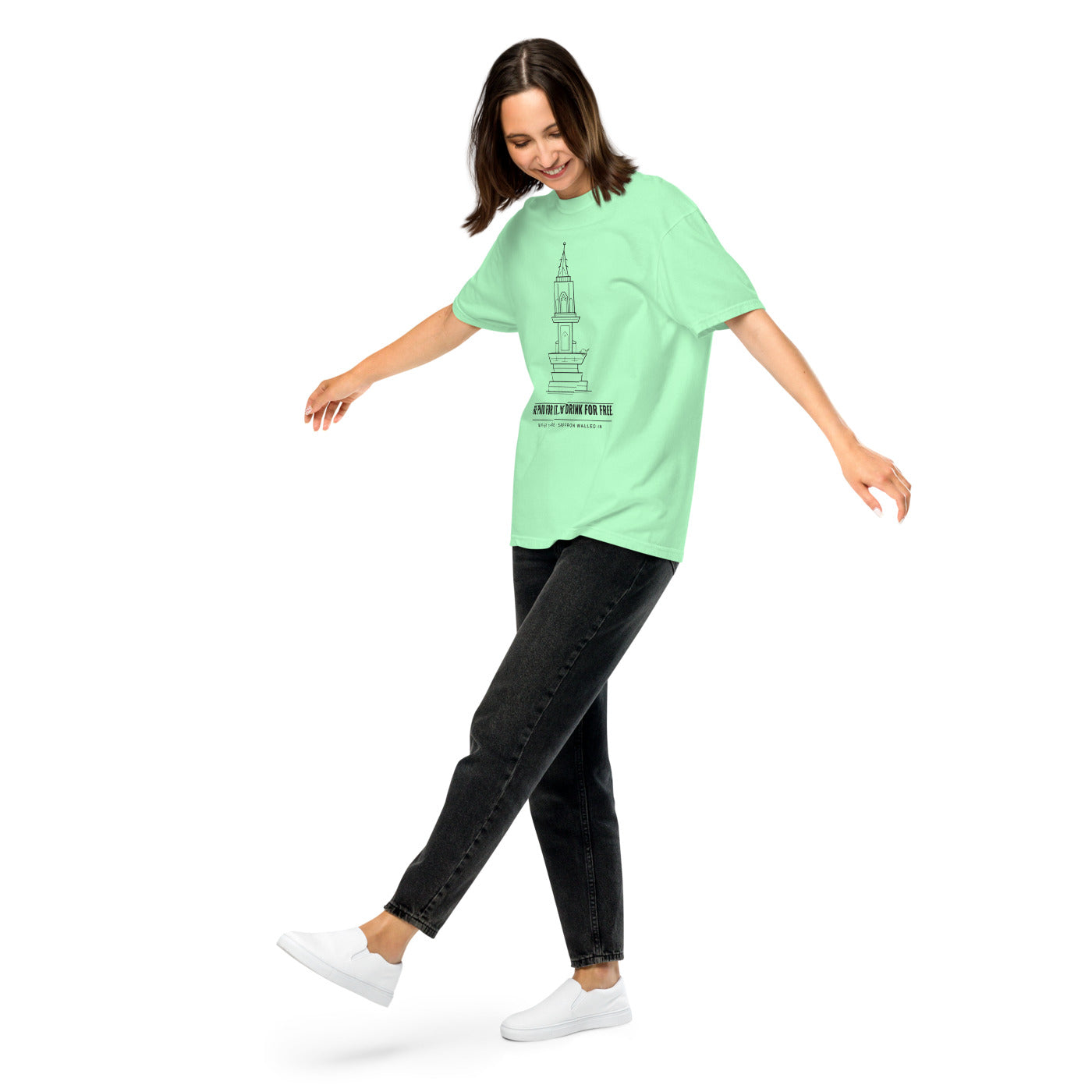 WALLED IN 'FREE WATER' Tee