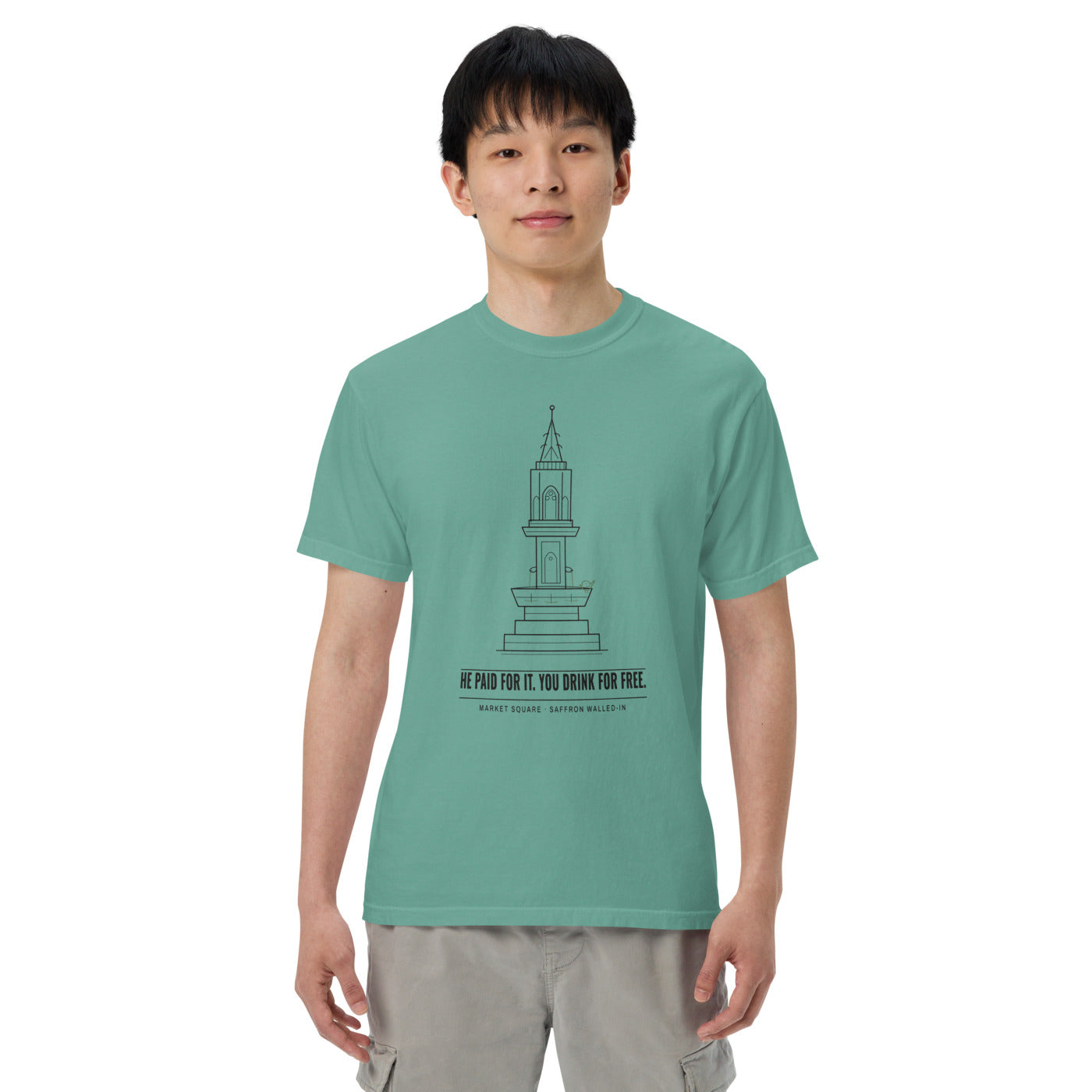 WALLED IN 'FREE WATER' Tee