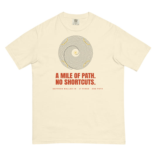 WALLED IN 'NO SHORTCUTS' Tee