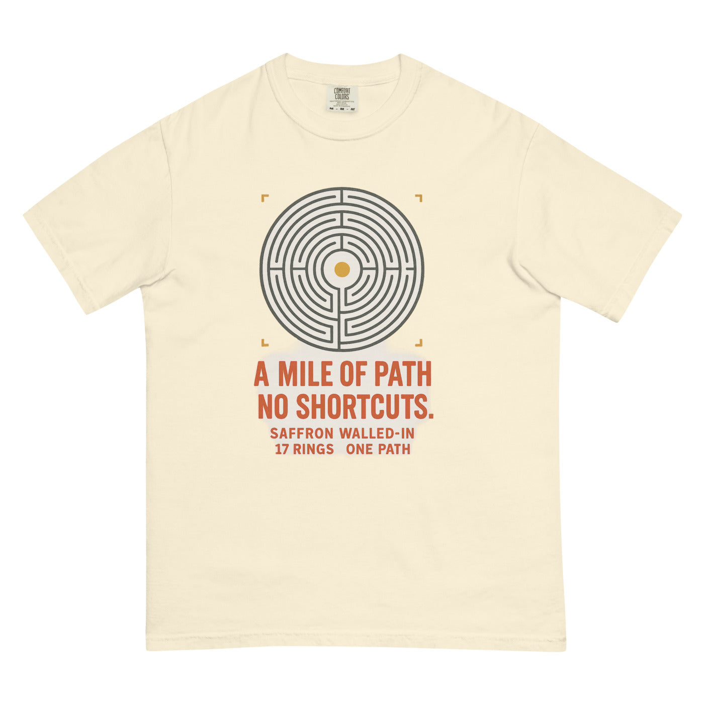WALLED IN 'NO SHORTCUTS' Tee