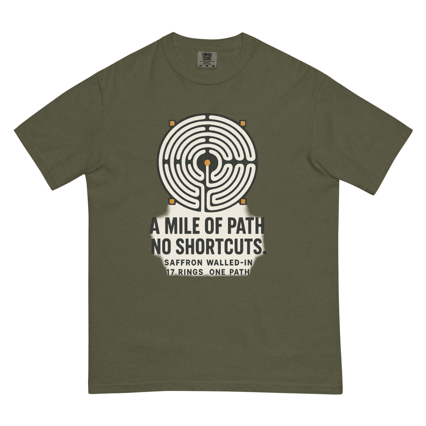 WALLED IN 'NO SHORTCUTS' Tee