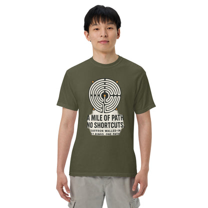 WALLED IN 'NO SHORTCUTS' Tee